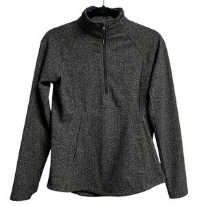 KYODAN Half Zip Athletic Pullover Charcoal Herringbone